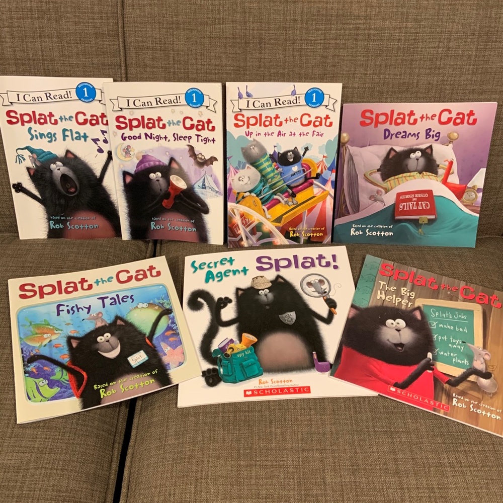 Splat the Cat book set